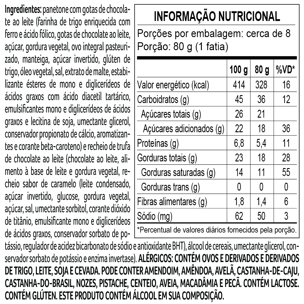 Panetone laCreme ao Leite 650g, , large. image number 2