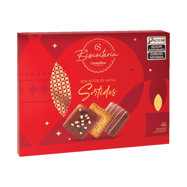 SELEÇÃO BISCOITOS DE NATAL 300G