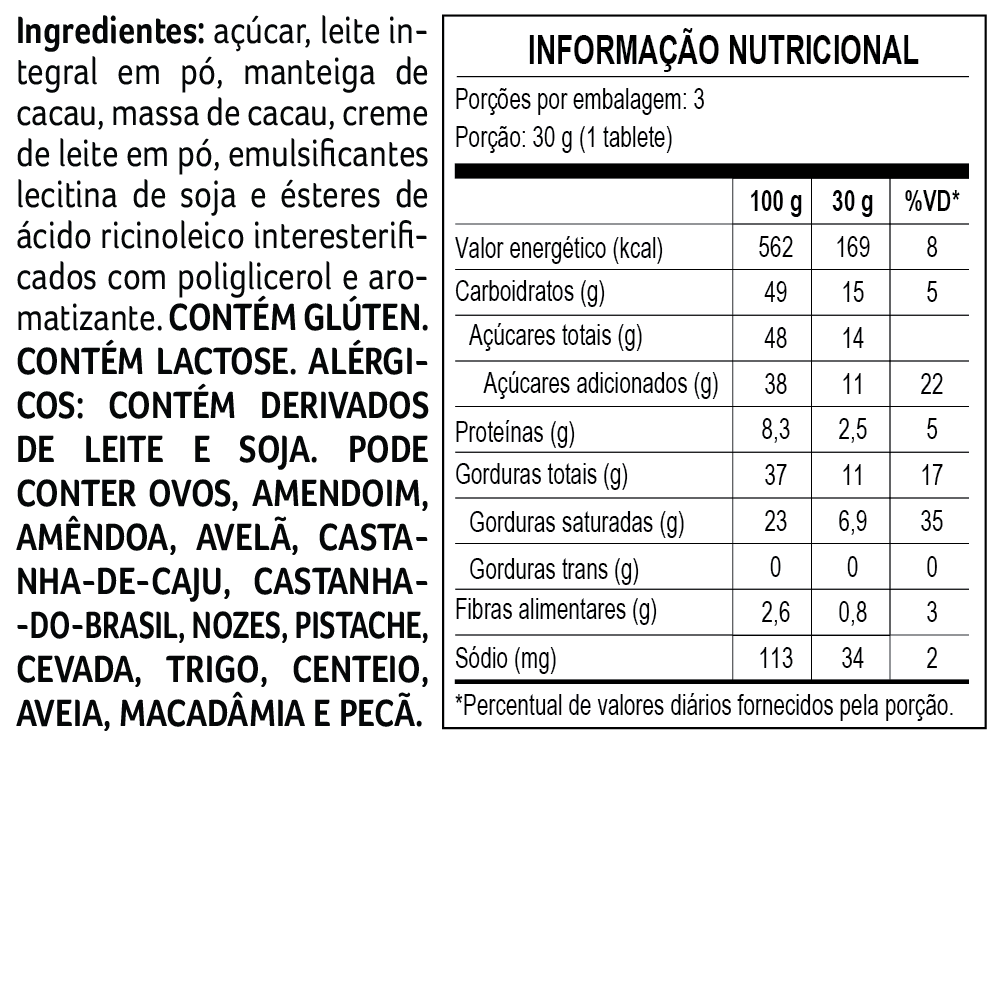 Caixa Angel Tabletes de Chocolate ao Leite 90g, , large. image number 1