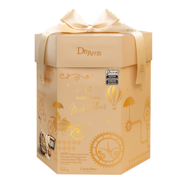 Panetone Dreams Mil-Folhas 900g Panetone Dreams Mil-Folhas 900g