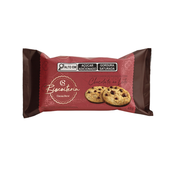 Cookies Banhado com Gotas de Chocolate ao Leite 48g