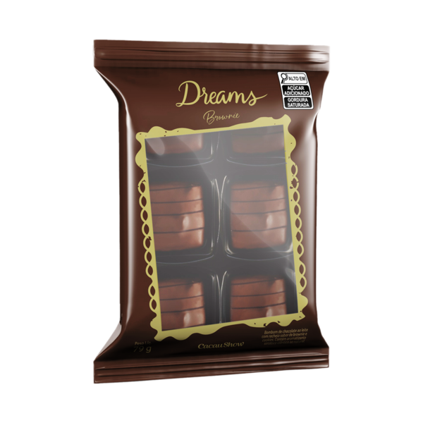 Bombons Petit Deli Brownie 79g