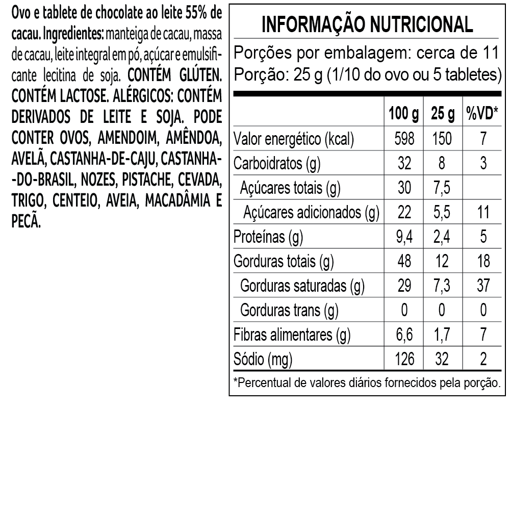 Ovo de Páscoa Bendito Cacao Dark Milk 55% Cacau 280g, , large. image number 2