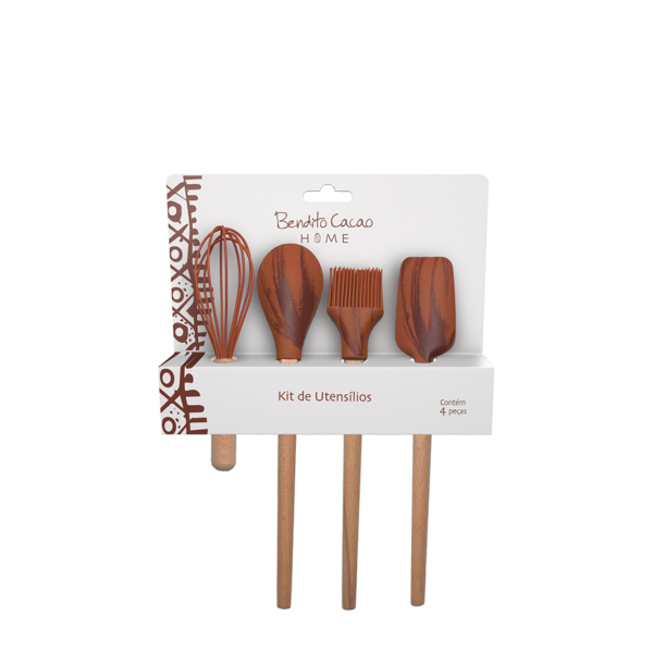 Kit Utensílios Terracota Bendito Cacao