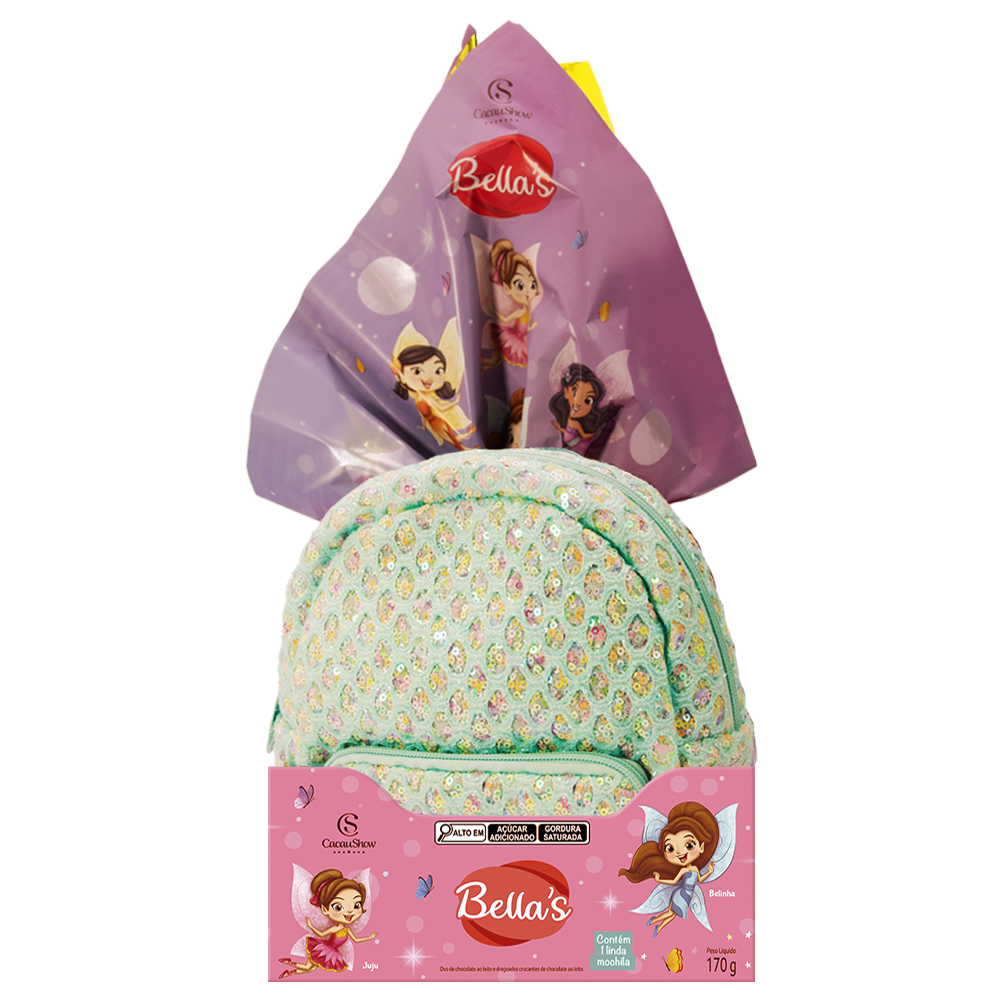 Ovo de Páscoa Mochila Bella's 170g, , large. image number 0
