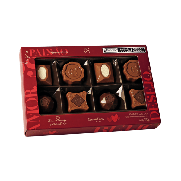 Caixa de Bombons Sortidos Amor 80g