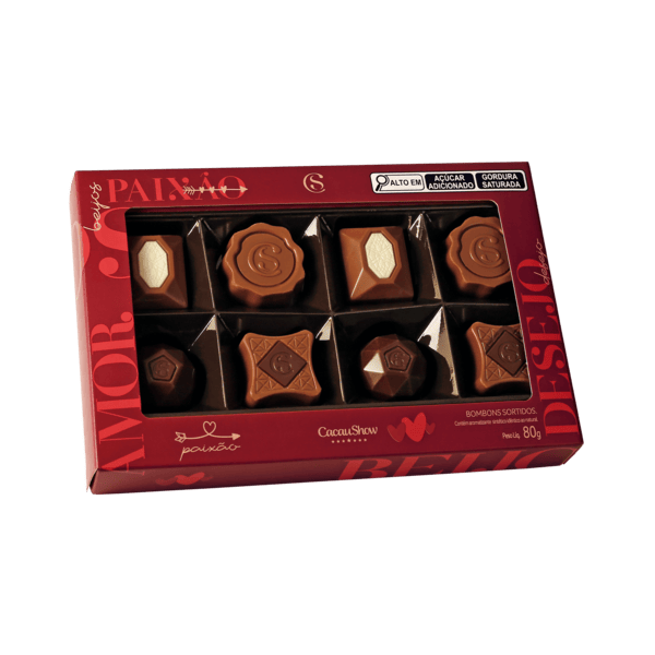 BOMBONS SORTIDOS NAMORADOS 80G