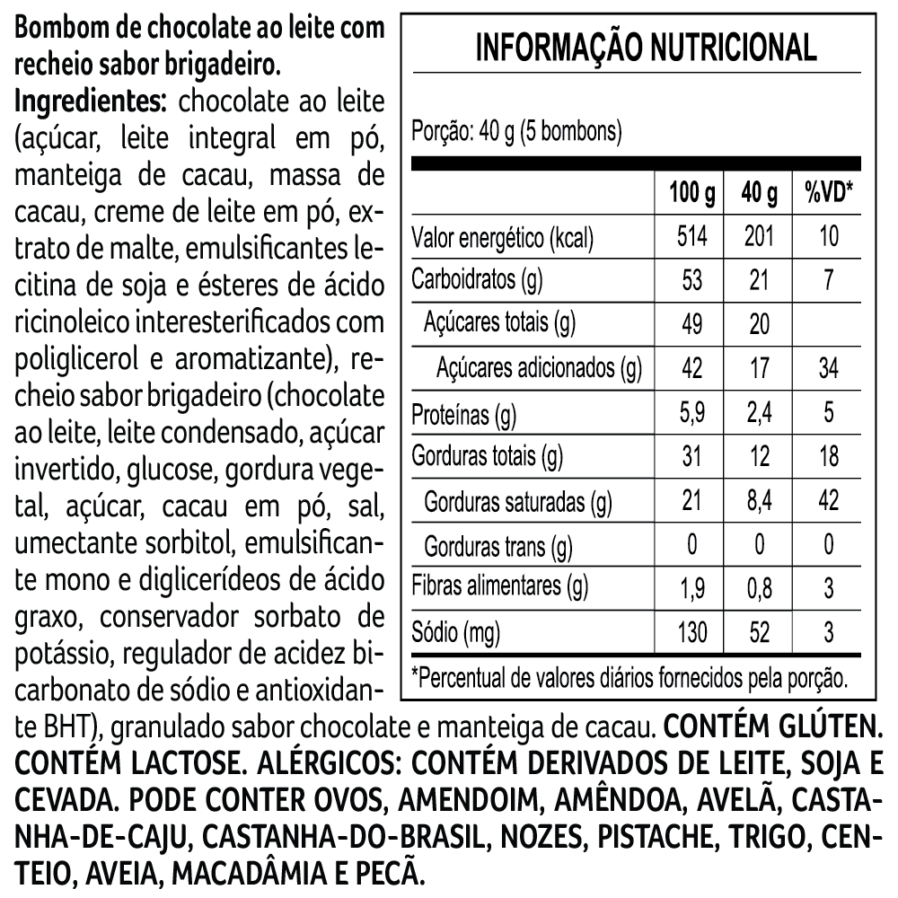 Caixa de Bombons Coração Sortidos 225g, , large. image number 3