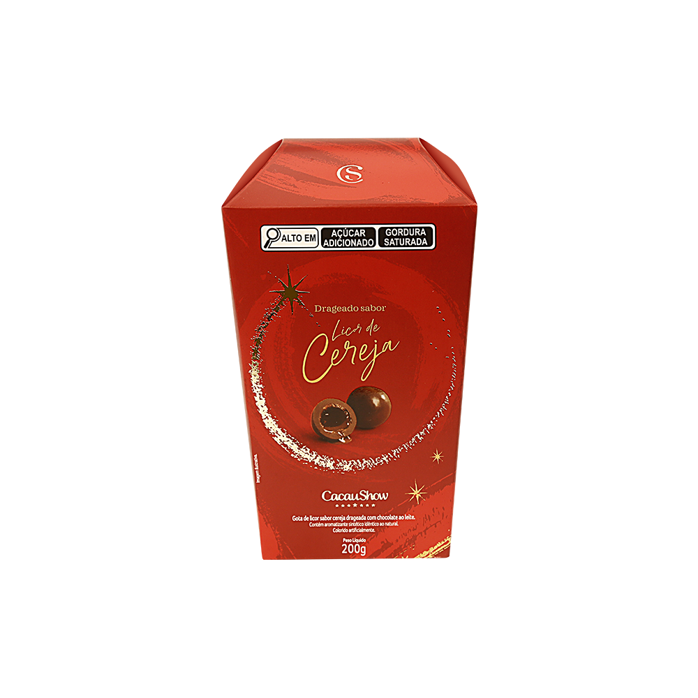 Drageados ao Leite com Licor de Cereja 200g, , large. image number 0