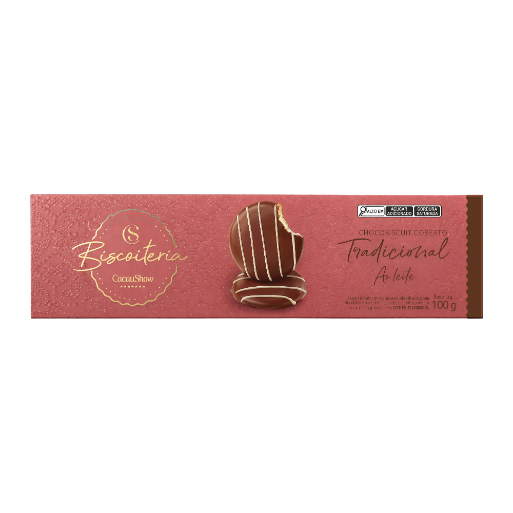 Biscoito Tradicional ao Leite 100g, , large. image number 0