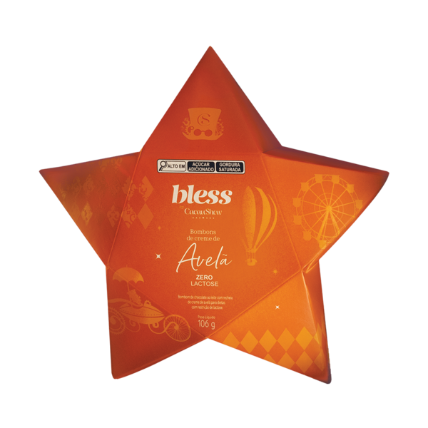 Estrela com Bombons ao Leite Bless Zero Lactose 106g Estrela com Bombons ao Leite Bless Zero Lactose 106g