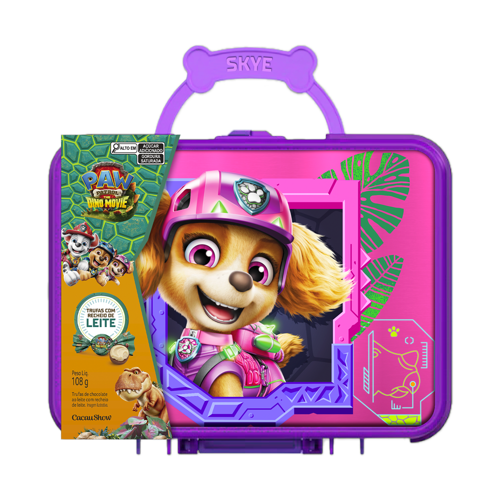Maleta Patrulha Canina Skye com Trufas 108g, , large. image number 0
