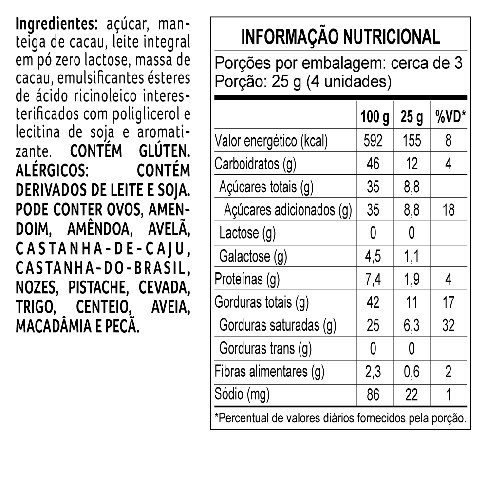 Tablete Miau ao Leite Zero Lactose 70g, , large. image number 2