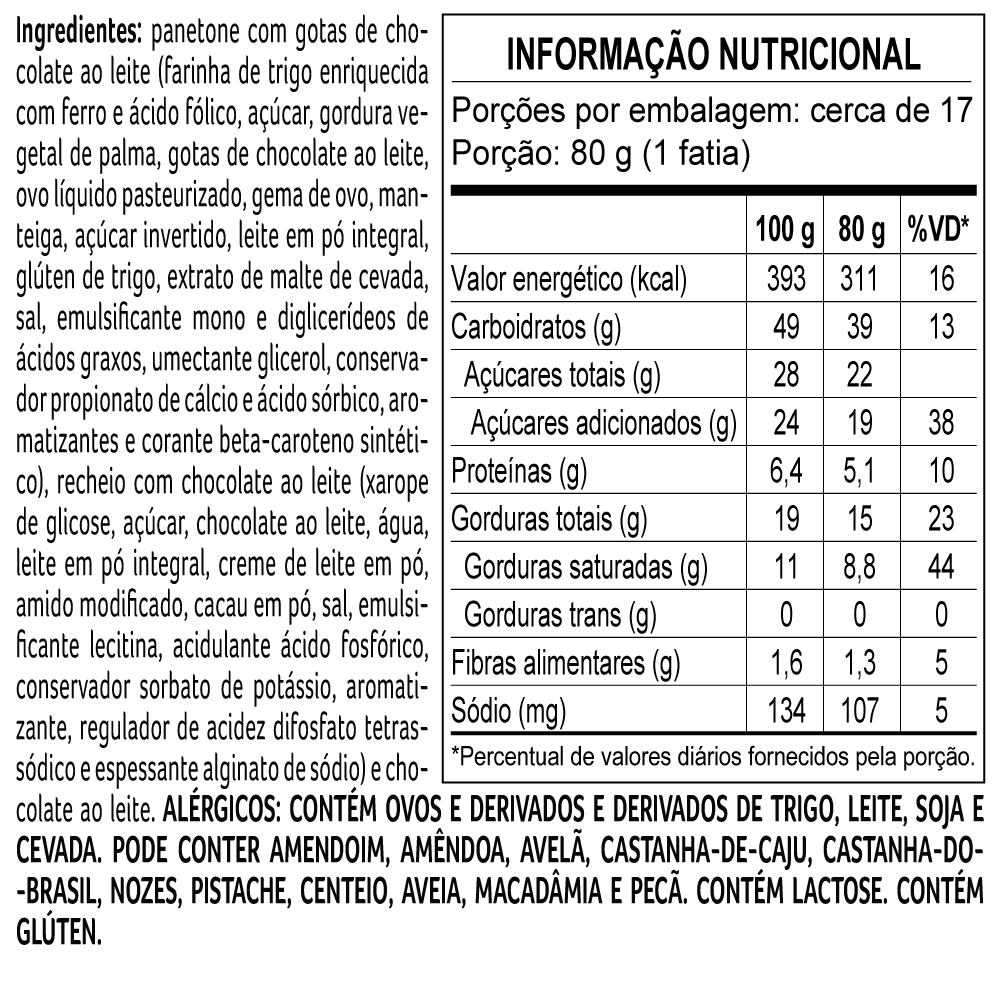 Panetone laCreme L&iacute;ngua de Gato 1,4kg, , large. image number 1