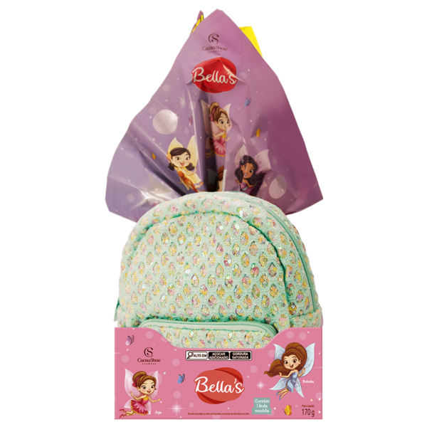 Ovo de Páscoa Mochila Bella's 170g
