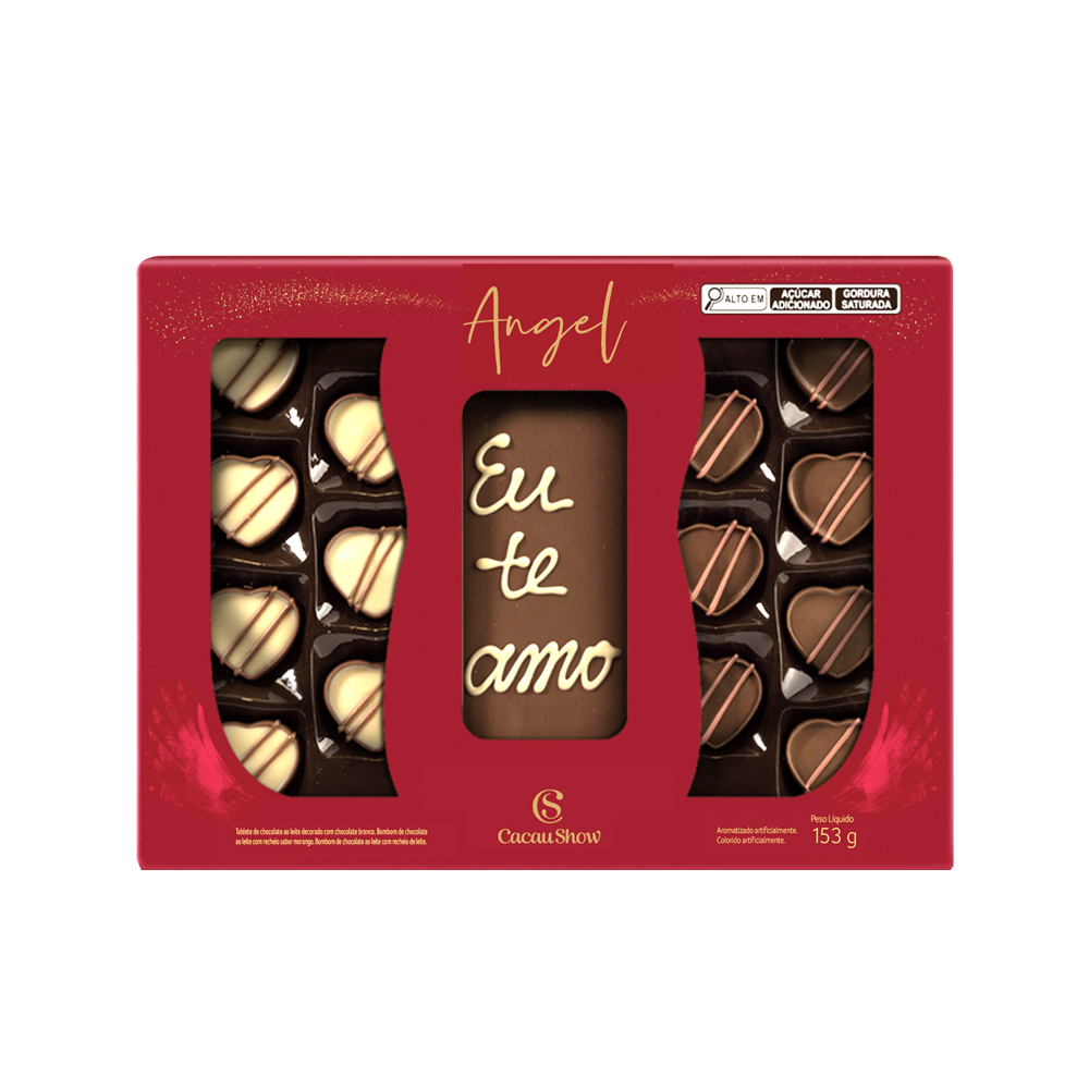 Caixa Artesanal de Bombons Del&iacute;cias de Amor 153g, , large. image number 0