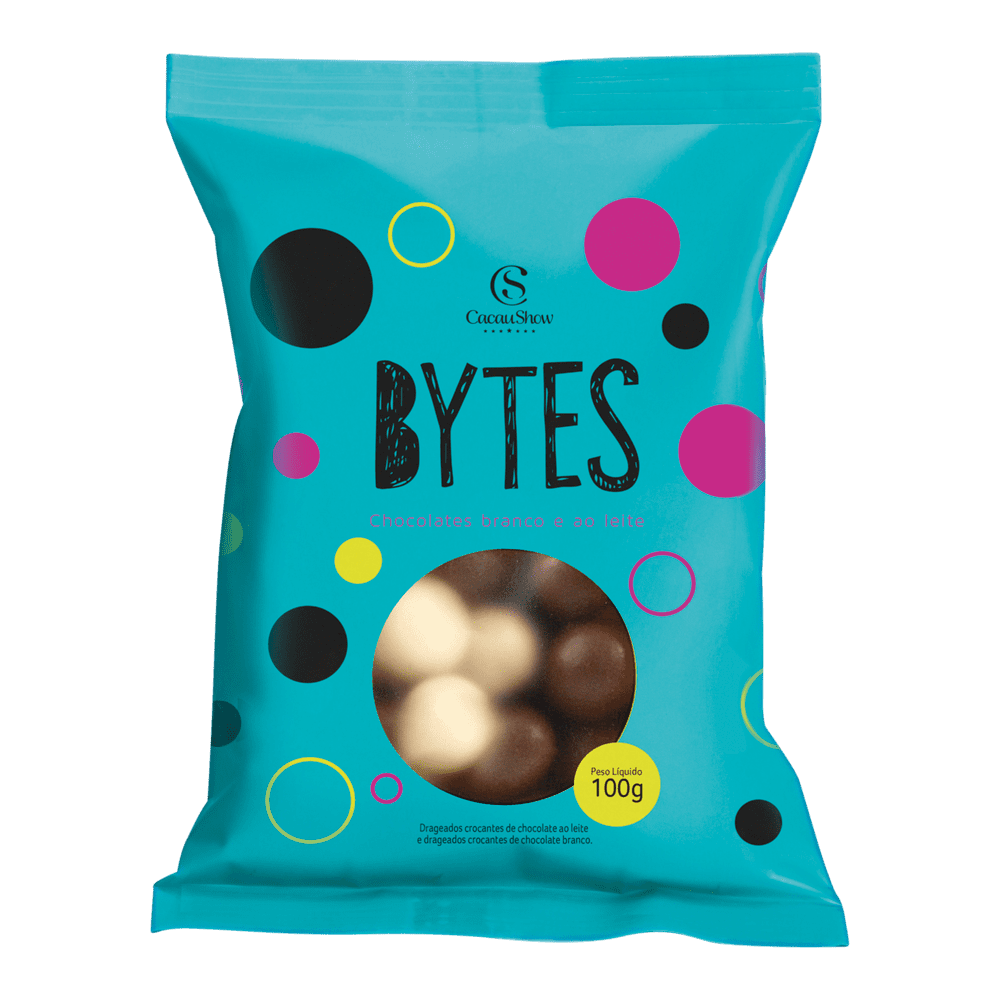BYTES DE CHOCOLATE AO LEITE E BRANCO 100G null image number null