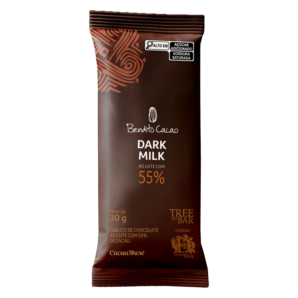 Tablete de Chocolate Bendito Cacao Dark Milk 30g, , large. image number 0