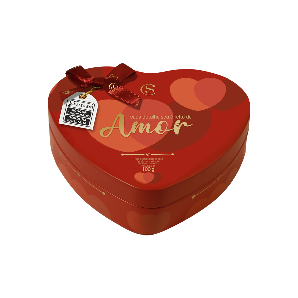 Lata de Trufas laCreme Coração 100g, , large. image number 0