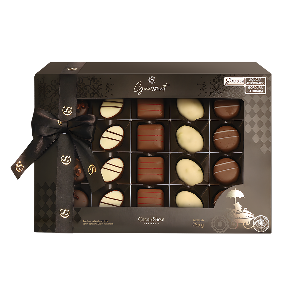 Caixa de Bombons Gourmet Sortidos 255g, , large. image number 0
