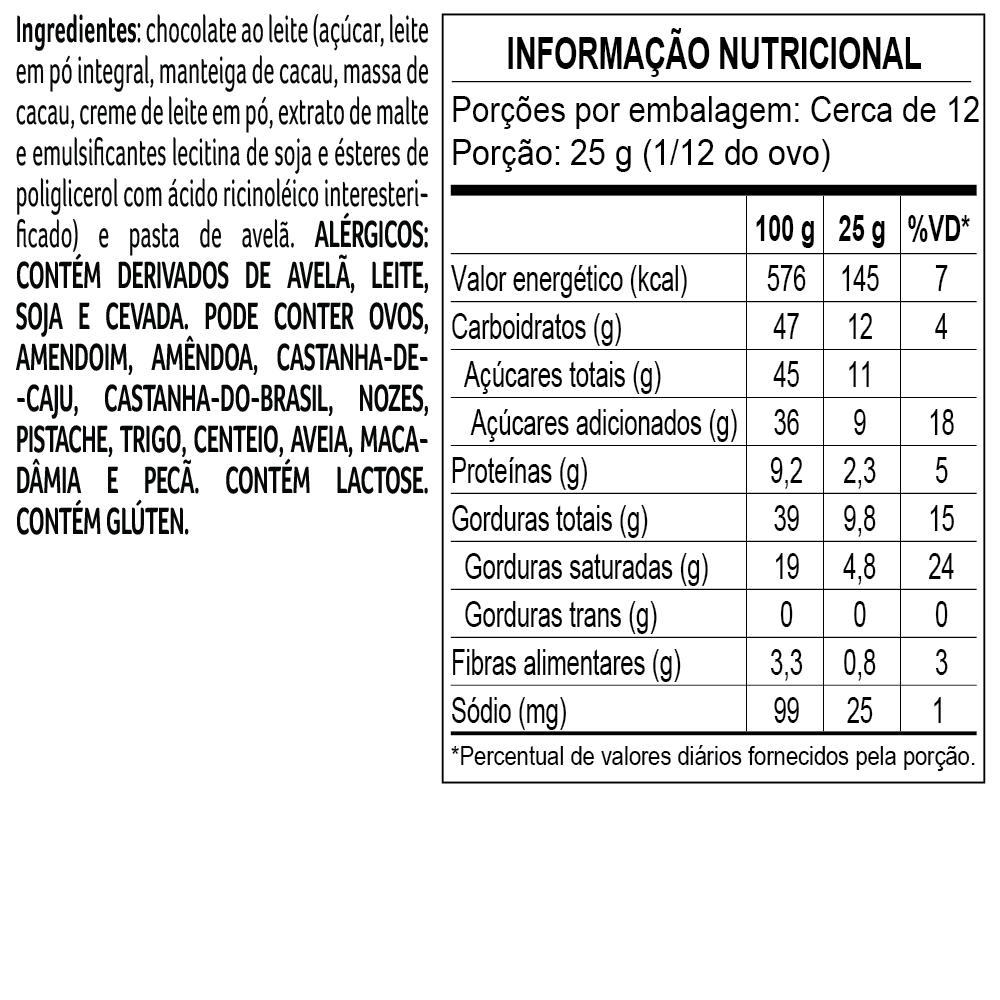 Ovo de P&aacute;scoa laCreme Gianduia 348g, , large. image number 1