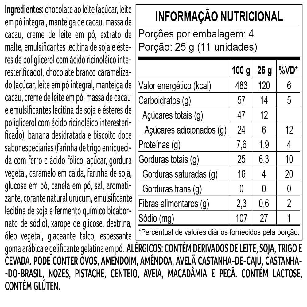 Drageado Bytes de Banoffe Inglaterra 100g, , large. image number 1