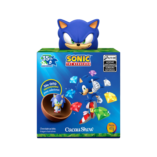 Caixa Surpresa do Sonic 47g