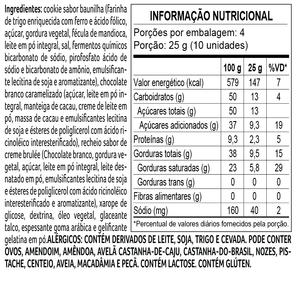 Drageado Bytes&nbsp;Cr&egrave;me Br&ucirc;l&eacute;e Fran&ccedil;a 100g, , large. image number 1