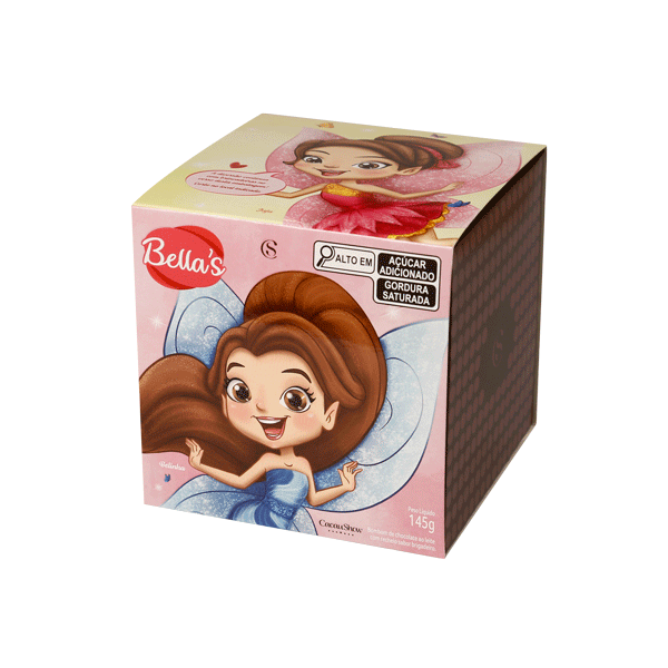 Caixa com Bombons Bella's ao Leite 145g