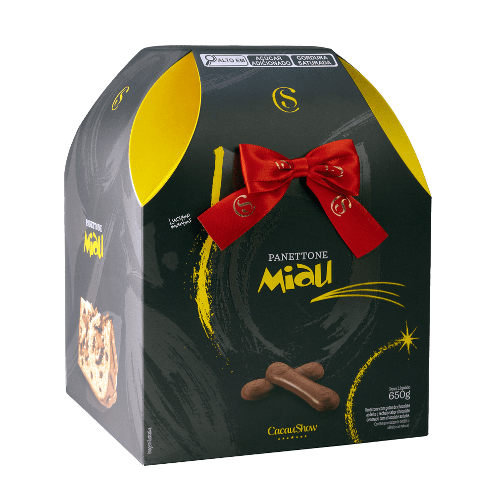 PANETONE CLÁSSICO MIAU 650G, , large. image number 0