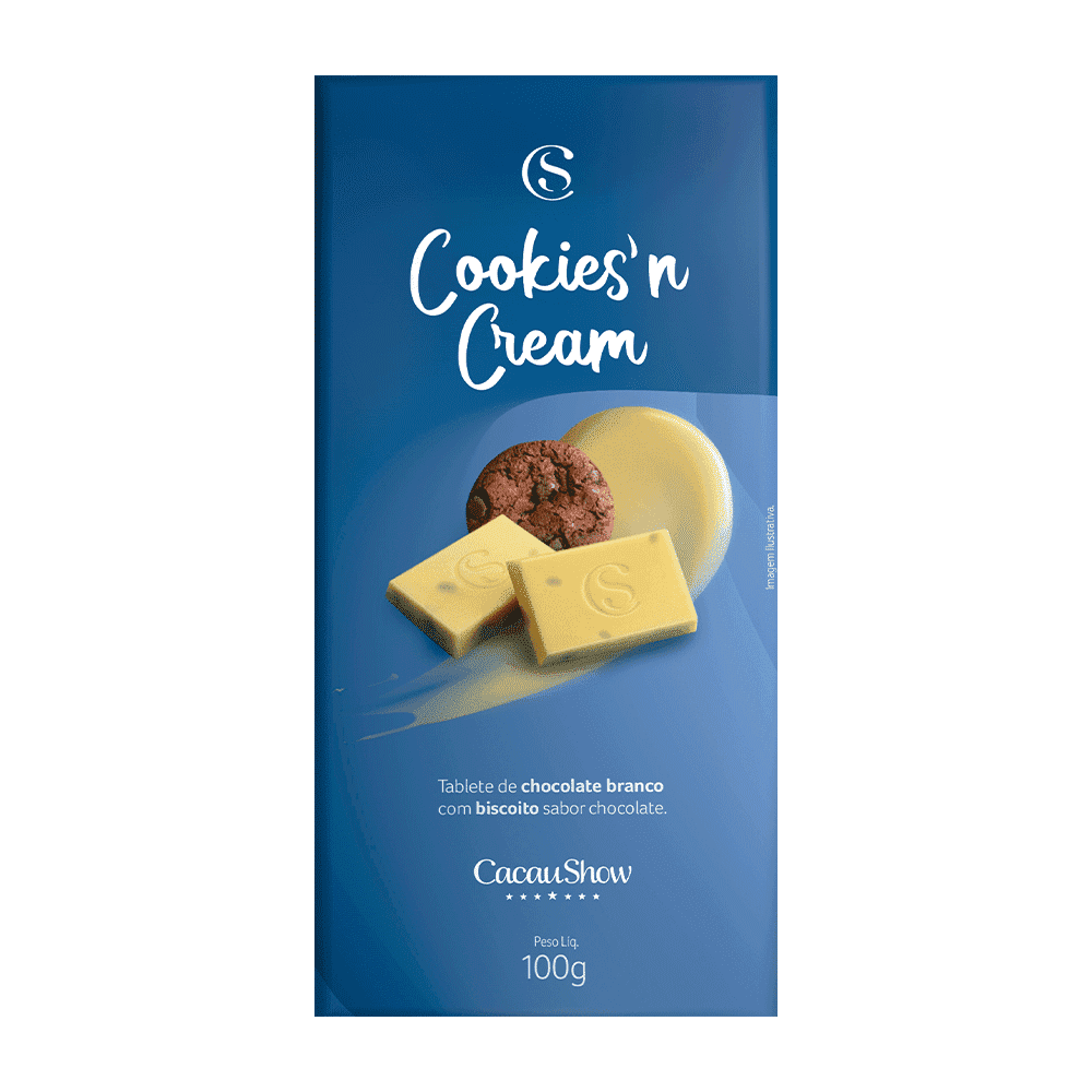 TABLETE COOKIES'N CREAM 100G null image number null