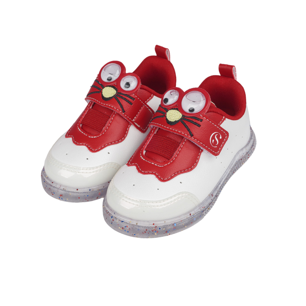 Tênis Infantil Pampili Chocomonstros Filó Branco, , large. image number 3