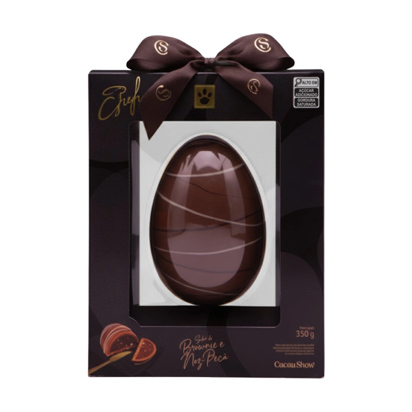 Ovo de P&aacute;scoa do Chef Brownie e Noz-Pec&atilde; 350g