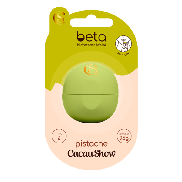 Hidratante Labial Beta Sabor Pistache 9,5g