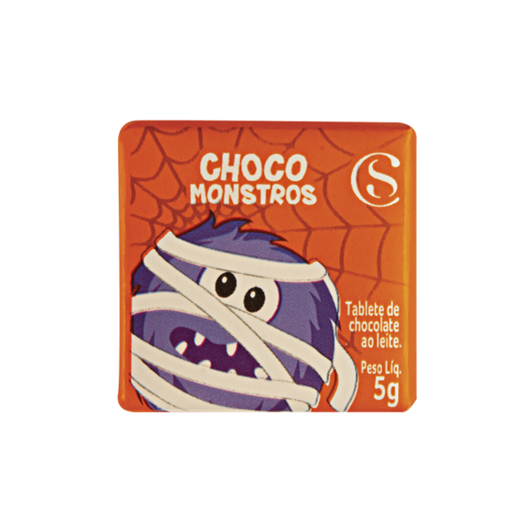 Tablete Halloween dos Chocomonstros Surpresa 5g