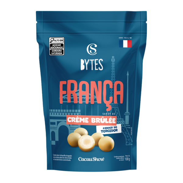 Drageado Bytes&nbsp;Cr&egrave;me Br&ucirc;l&eacute;e Fran&ccedil;a 100g