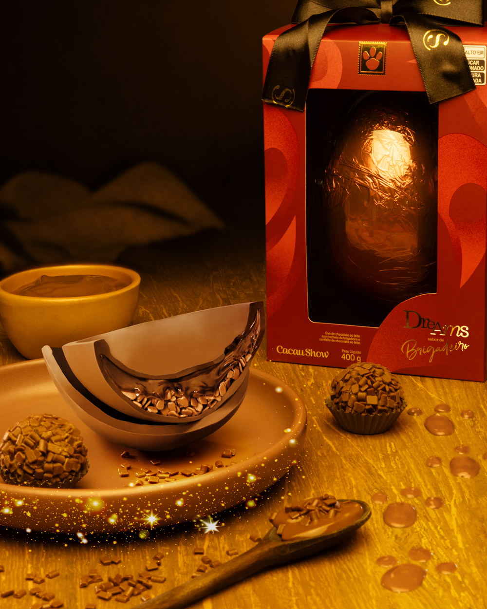 Ovo de P&aacute;scoa Dreams Brigadeiro 400g, , large. image number 1