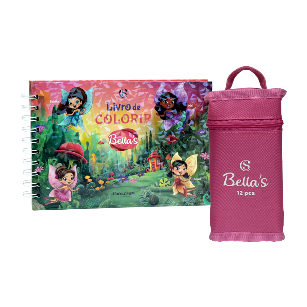 Ovo de P&aacute;scoa ao Leite Caderno e Canetas Bella's 170g, , large. image number 1