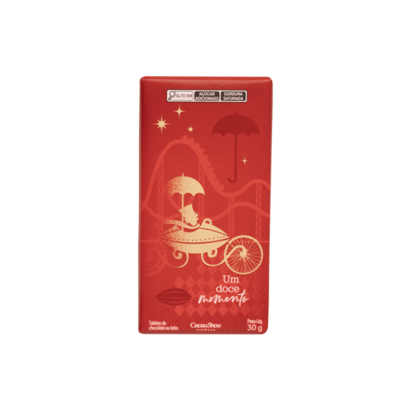 Tablete Natalino ao Leite Surpresa 30g