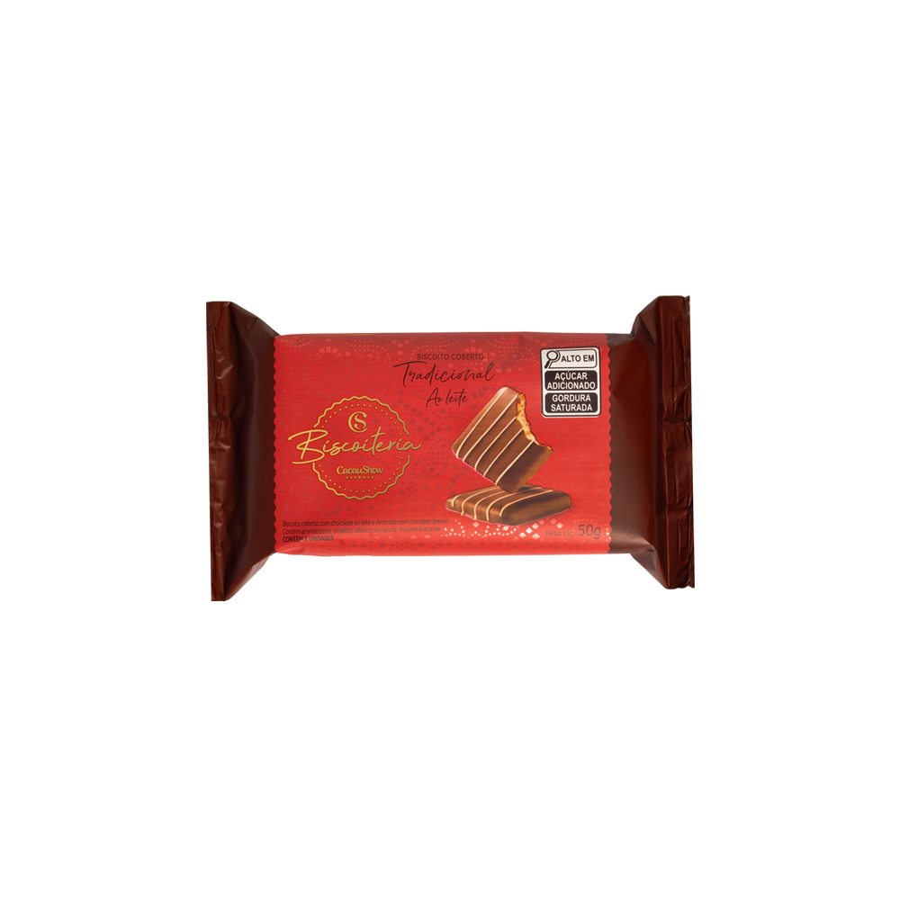 Biscoito Tradicional ao Leite 50g, , large. image number 0