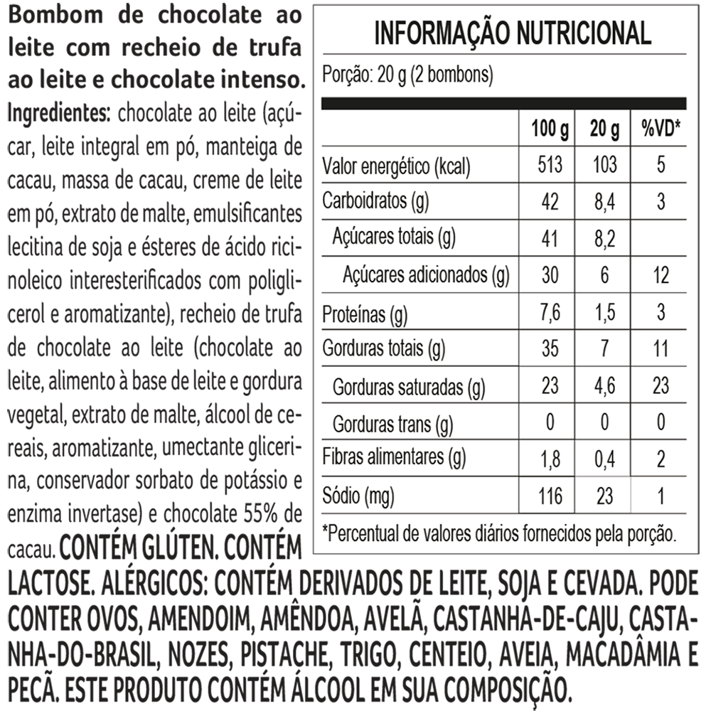 Caixa de Bombons Sortidos Gratidão 80g, , large. image number 1