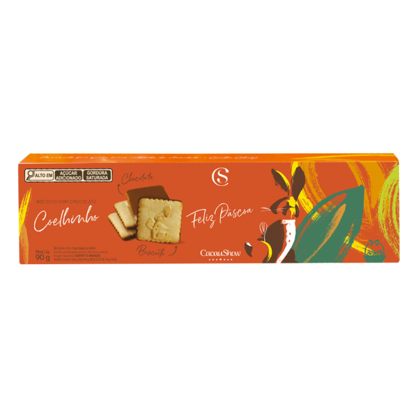 Biscoito Cacau Magia ao Leite 90g