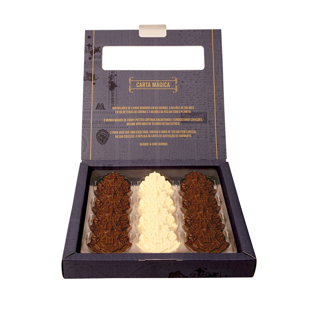 Caixa Brasão Harry Potter 140g, , large. image number 1