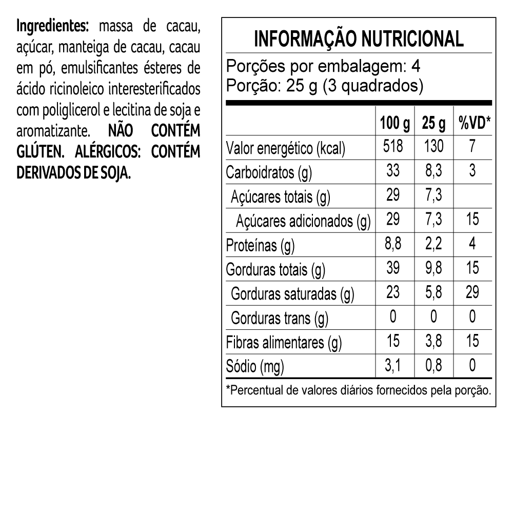 TABLETE BENDITO CACAO 70% CACAU 100G, , large. image number 1