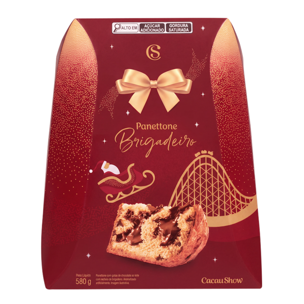 Panetone com Recheio de Brigadeiro 580g