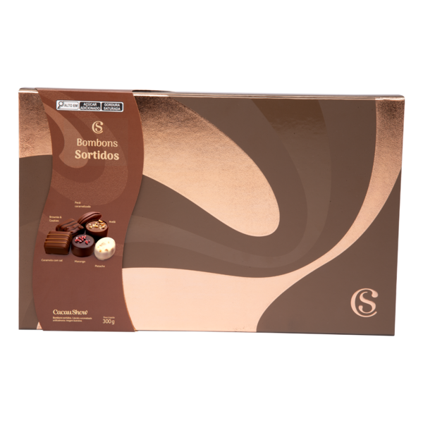 Caixa de Bombons Sortidos Cacau Show G 300g