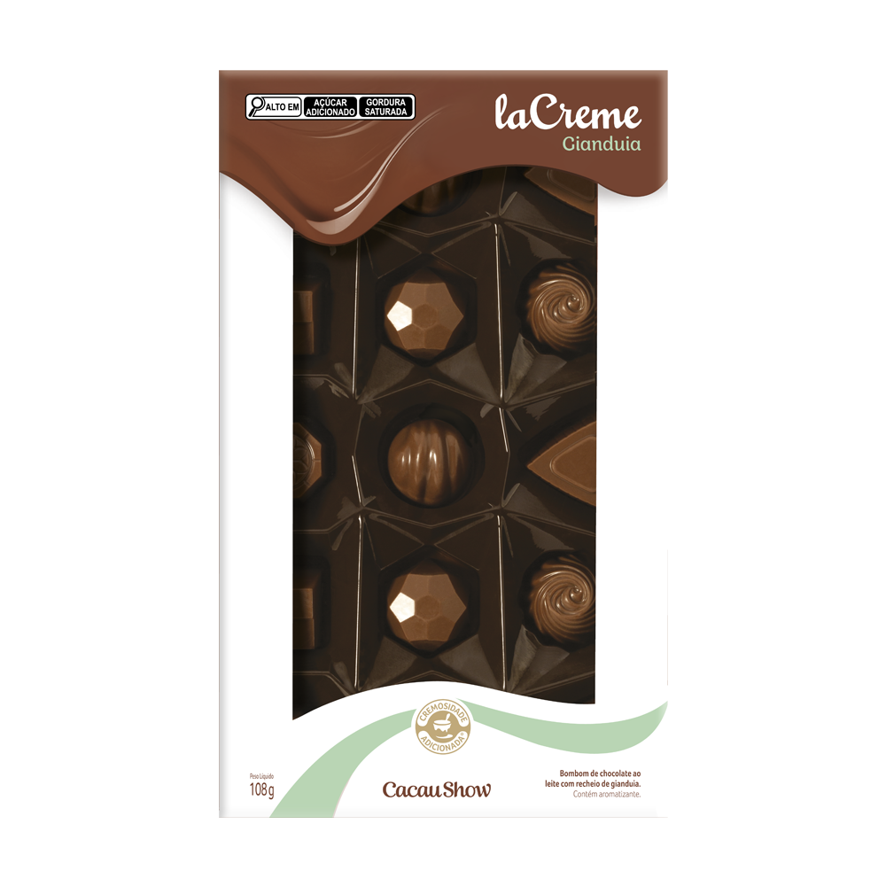 Caixa de Bombons laCreme Mini Show Gianduia 108g, , large. image number 0