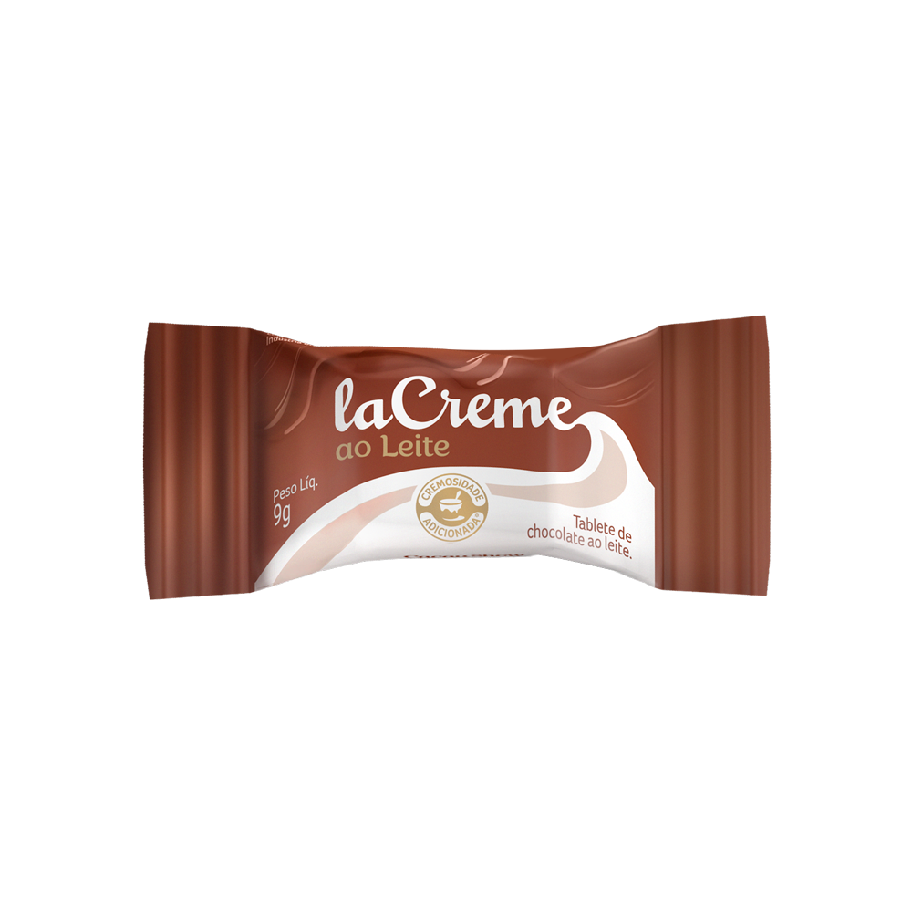 Tablete laCreme ao Leite 9g, , large. image number 0