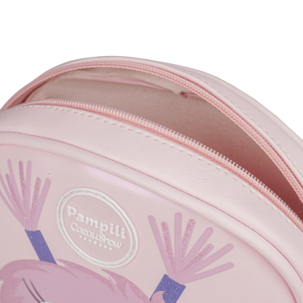 Bolsa Pampili Chomonstros Claudete Rosa, , large. image number 3