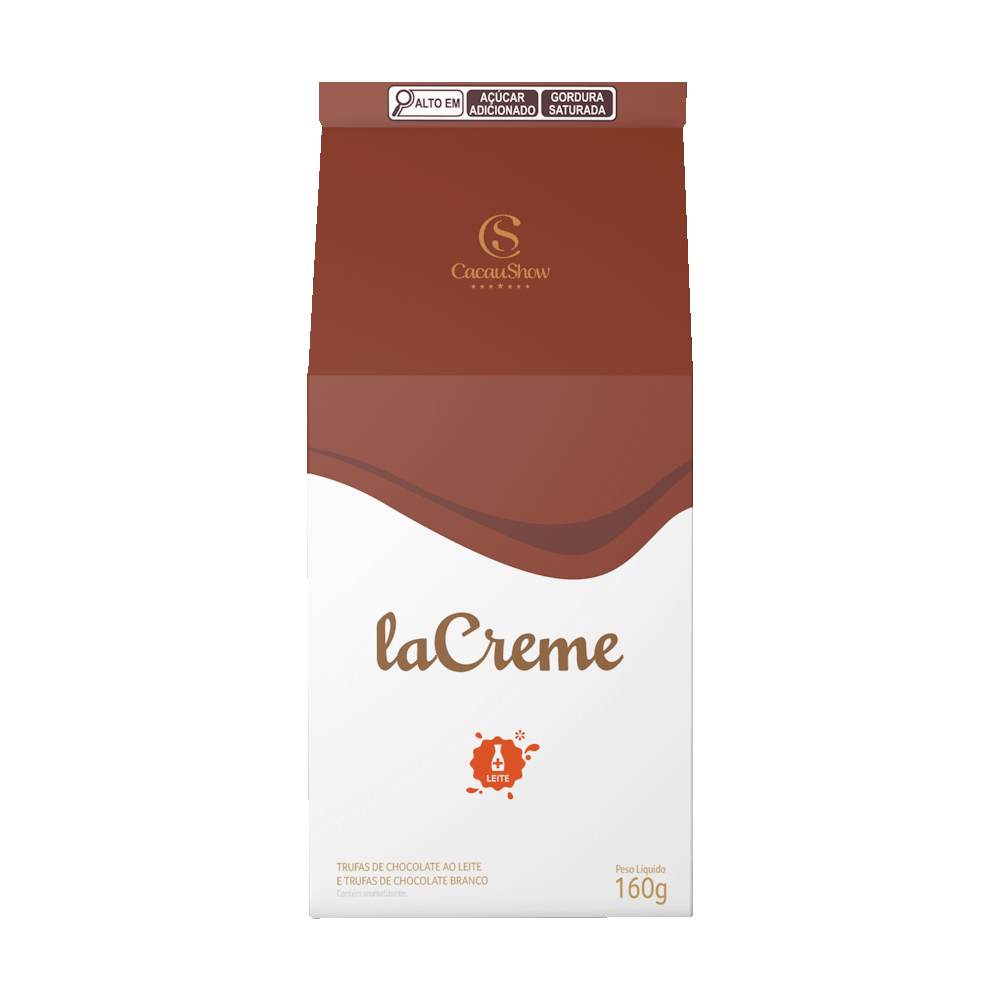 Caixa de Trufas laCreme ao Leite e Branco 160g, , large. image number 0